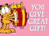 You give great gift!